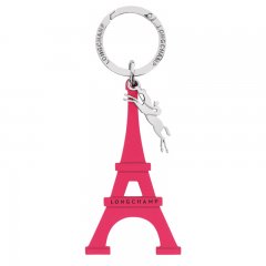 Longchamp | Le Pliage Original Keyring Pink - Leather | Pink