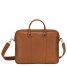 Longchamp | Le Foulonné M Briefcase Caramel - Leather | Caramel