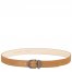 Longchamp | Le Roseau Ladies' belt Walnut - Leather | Walnut