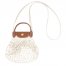 Longchamp | Le Pliage Filet XS Mesh bag Ecru - Canvas | Ecru