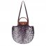 Longchamp | Le Pliage Filet L Mesh bag Eggplant - Canvas | Eggplant