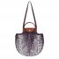 Longchamp | Le Pliage Filet L Mesh bag Eggplant - Canvas | Eggplant