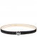 Longchamp | La Médaille Ladies' belt Black - Leather | Black