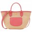 Longchamp | Le Pliage Collection XS Basket bag Blush - Canvas | Blush