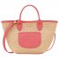 Longchamp | Le Pliage Collection XS Basket bag Blush - Canvas | Blush