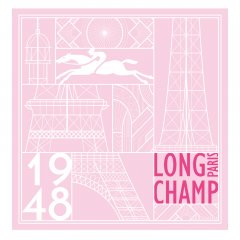 Longchamp | Eiffel Tower 1948 Silk scarf 50 Ballerina - OTHER | Ballerina