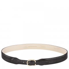 Longchamp | 1980 Ladies' belt Black - Leather | Black