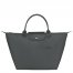 Longchamp | Le Pliage Green M Handbag Graphite - Recycled canvas | Graphite