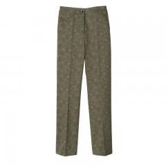 Longchamp | Trousers Laurel - Printed gabardine | Laurel