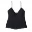 Longchamp | Thin strap top Black - Fluid crepe | Black