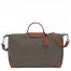 Longchamp | Boxford XL Travel bag Brown - Recycled canvas | Brown