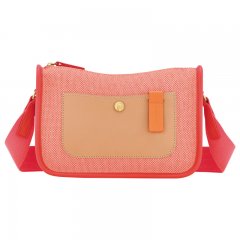 Longchamp | Le Foulonné S Crossbody bag Tomato - Canvas | Tomato