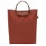 Longchamp | Le Pliage Green M Tote bag Chestnut - Canvas | Chestnut