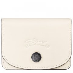 Longchamp | Le Pliage Xtra Card holder Ecru - Leather | Ecru