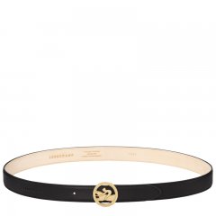 Longchamp | Box-Trot Ladies' belt Black - Leather | Black