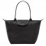 Longchamp | Le Pliage Xtra M Tote bag Black - Leather | Black