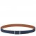 Longchamp | Le Foulonné Men's belt Navy/Caramel - Leather | Navy/Caramel