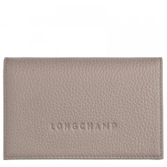 Longchamp | Le Foulonné Card holder Turtledove - Leather | Turtledove