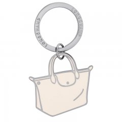 Longchamp | Le Pliage Key rings Ecru - Metal | Ecru