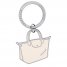 Longchamp | Le Pliage Key rings Ecru - Metal | Ecru