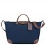 Longchamp | Boxford L Travel bag Blue - Recycled canvas | Blue