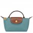 Longchamp | Le Pliage Original Pouch with handle Eucalyptus - Recycled canvas | Eucalyptus