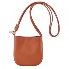 Longchamp | Le Roseau S Crossbody bag Bark - Leather | Bark