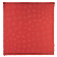 Longchamp | La Médaille Shawl Tomato - Cotton blend | Tomato