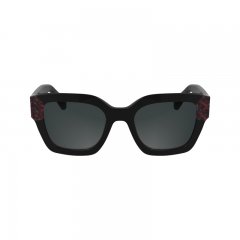 Longchamp | Sunglasses Black/Havana Red - Acetate | Black/Havana Red