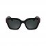 Longchamp | Sunglasses Black/Havana Red - Acetate | Black/Havana Red