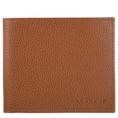 Longchamp | Le Foulonné Wallet Caramel - Leather | Caramel