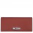 Longchamp | Le Roseau Flap wallet Chestnut - Leather | Chestnut