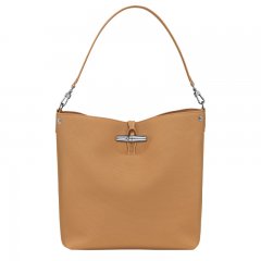 Longchamp | Le Roseau M Shoulder bag Walnut - Leather | Walnut