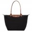 Longchamp | Le Pliage Original L Tote bag Black - Recycled canvas | Black