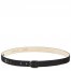 Longchamp | 3D Ladies' belt Black - Leather | Black