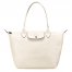 Longchamp | Le Pliage Xtra M Tote bag Ecru - Leather | Ecru