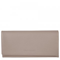 Longchamp | Le Foulonné Continental wallet Turtledove - Leather | Turtledove