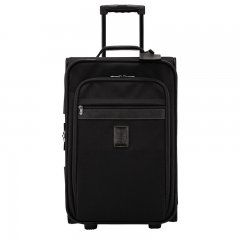 Longchamp | Boxford M Carry-on Black - Recycled canvas | Black