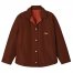 Longchamp | Padded blouson Chestnut/Tomato - Technical taffeta | Chestnut/Tomato