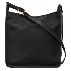 Longchamp | Le Foulonné M Crossbody bag Black - Leather | Black