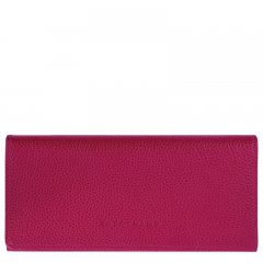 Longchamp | Le Foulonné Continental wallet Beetroot - Leather | Beetroot