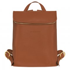 Longchamp | Le Foulonné Backpack Caramel - Leather | Caramel