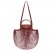 Longchamp | Le Pliage Filet L Mesh bag Mahogany - Canvas | Mahogany