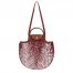 Longchamp | Le Pliage Filet L Mesh bag Mahogany - Canvas | Mahogany