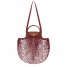 Longchamp | Le Pliage Filet L Mesh bag Mahogany - Canvas | Mahogany