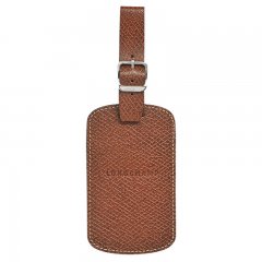 Longchamp | Boxford Luggage tag Brown - Leather | Brown