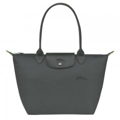 Longchamp | Le Pliage Green M Tote bag Graphite - Recycled canvas | Graphite