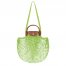 Longchamp | Le Pliage Filet L Mesh bag Green Light - Canvas | Green Light