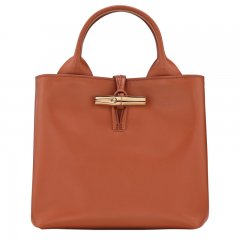 Longchamp | Le Roseau S Handbag Bark - Leather | Bark