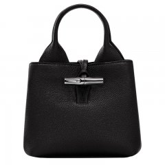 Longchamp | Le Roseau XS Handbag Black - Leather | Black